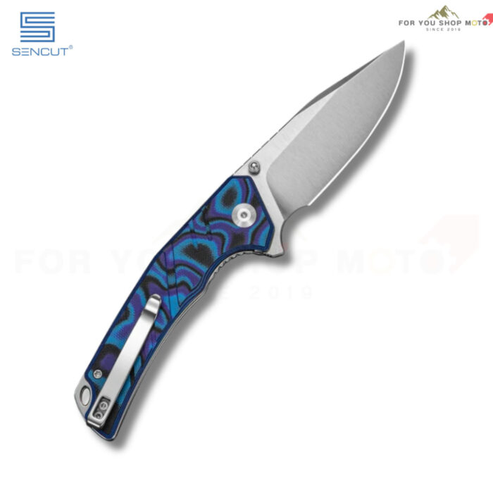 [New] มีดพับ SENCUT Quirk EDC ใบมีด D2 3.41 นิ้ว ด้าม G10 ระบบ Liner Lock Flipper & Thumb Stud รุ่น S25099