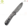 มีดพับ CIVIVI Button Lock Elementum ใบมีด Damascus 3.47 นิ้ว ด้าม Carbon Fiber Pocket Knife EDC รุ่น C2103DS-3