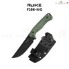 มีดใบตาย (Fixed Blade) Ruike Knife F186-MG ใบมีด D2 4.17 นิ้ว ด้าม Micarta (Green) พร้อมซอง ABS แท้ 100%