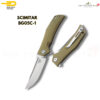 [BESTECH ] มีดพับรุ่น SCIMITAR (BG05 Series) ด้าม G10 ใบมีด D2 ทรง Trailing Point โค้งสวยเฉียบ ขนาด 3.5 นิ้ว