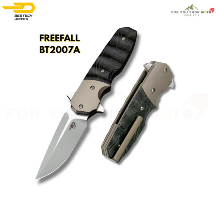 มีดพับ BESTECH FREEFALL BT2007 Series ใบมีด CPM-S35VN ขนาด 2.65" ระบบ Flipper มีด EDC ระดับพรีเมียม BT2007A BT2007ฺฺB