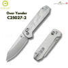 th-11134207-81ztd-mqzz8a96gmiu32-2.jpg มีดพับ CIVIVI Over Yonder ใบมีด Sandvik 14C28N 3.35 นิ้ว ด้าม Micarta / G10 ระบบ Crossbar Lock มีด EDC Outdoor knife