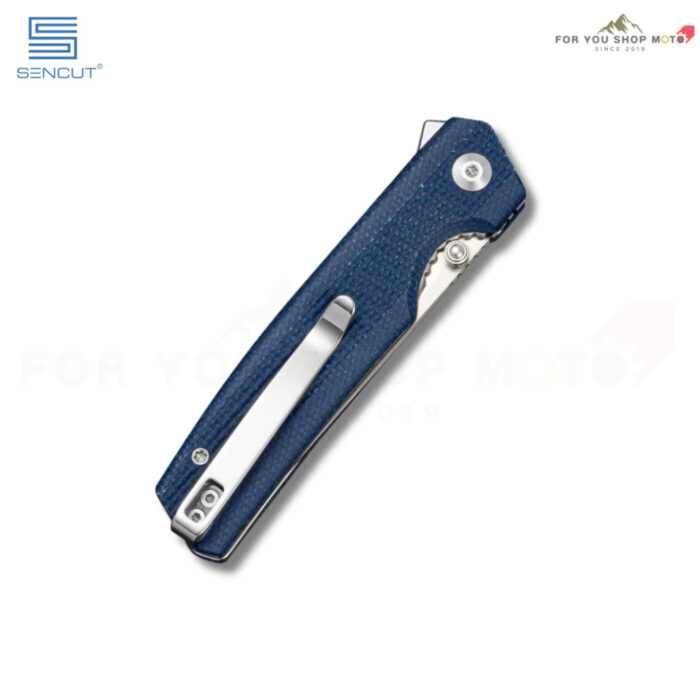 มีดพับ SENCUT Stria ใบมีด D2 3.12 นิ้ว ด้าม G10 / Canvas Micarta ระบบ Liner Lock Flipper + Thumb Stud รุ่น S25112 มีดEDC