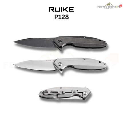 th-11134207-81ztd-mr8s8cb9sweefc.jpg มีดพับ RUIKE P128 ใบมีด Sandvik 14C28N 3.66 นิ้ว ด้าม 420 Stainless Frame Lock Beta Plus Outdoor P128-SF / P128-SB
