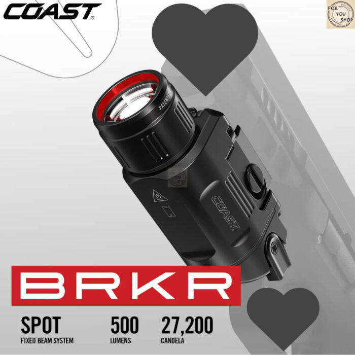th-11134207-81ztd-mrmqs3b74q2v57.jpg COAST PTX30R ไฟฉายติดราง 500 Lumens 27,300 Candela Tru-Fit ชาร์จ USB-C กันน้ำ IP54 Ultra-Range Spot Beam