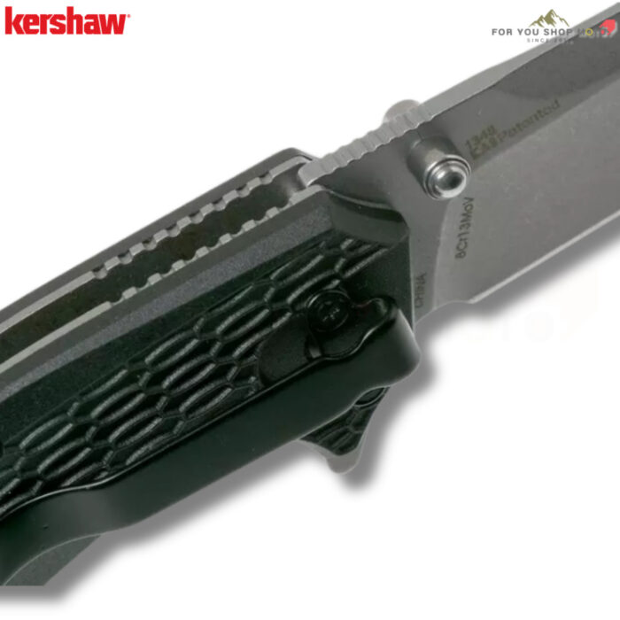 มีดพับ Kershaw Coilover 1348 ใบมีด 8Cr13MoV 3นิ้ว Stonewash ด้าม FRN สีดำ ระบบ Assisted Opening EDC ของแท้ 100%