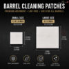 ผ้าเช็ดลำกล้อง Barrel Cleaning Patches เกรดพรีเมียม ไร้ขุย ไม่ทิ้งคราบ ซึมซับสูง ปลอดภัยต่อลำกล้องทุกชนิด