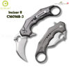 มีดพับ CIVIVI Incisor II Karambit ใบมีด Nitro-V / Damascus 2.02 นิ้ว ด้าม Aluminum ระบบ Button Lock EDC
