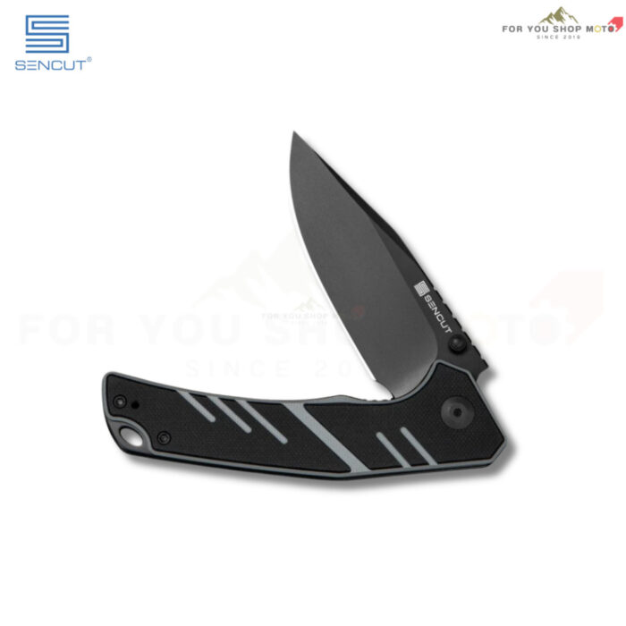 [New] มีดพับ SENCUT Quirk EDC ใบมีด D2 3.41 นิ้ว ด้าม G10 ระบบ Liner Lock Flipper & Thumb Stud รุ่น S25099