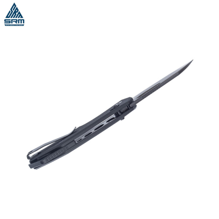 มีดพับ SRM Cub 261M-GB2 เหล็กลามิเนต 140Cr ใบมีด Wharncliffe ด้าม G10 ระบบ Ambi Lock มีดพกพา EDC ของแท้