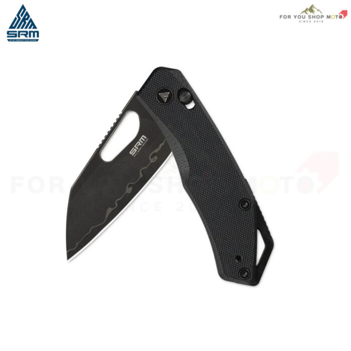 มีดพับ SRM Cub 261M-GB2 เหล็กลามิเนต 140Cr ใบมีด Wharncliffe ด้าม G10 ระบบ Ambi Lock มีดพกพา EDC ของแท้