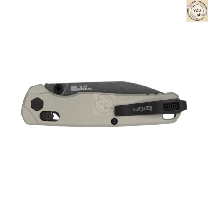 มีดพับ Kershaw Bel Air ของแท้ USA ใบมีด CPM MagnaCut 3.1 นิ้ว ระบบล็อก DuraLock พร้อมคลิปพก EDC สี Beige