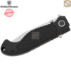 มีดพับ Smith&Wesson CKTAC ใบมีด Tanto 3.5" คมเรียบ ด้าม ABS Liner Lock สีดำ