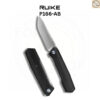 มีดพับ Ruike P166-AB ใบมีด Tanto 3.62นิ้ว เหล็ก 14C28N ด้าม Aluminum สีดำ Liner Lock Flipper Knife EDC