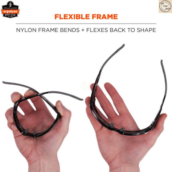 Ergodyne Skullerz ODIN Safety Glasses กรอบดำด้าน เลนส์ Smoke ANSI Z87.1+ แว่นยิงปืน Tactical แว่นตาเซฟตี้ กันกระแทก