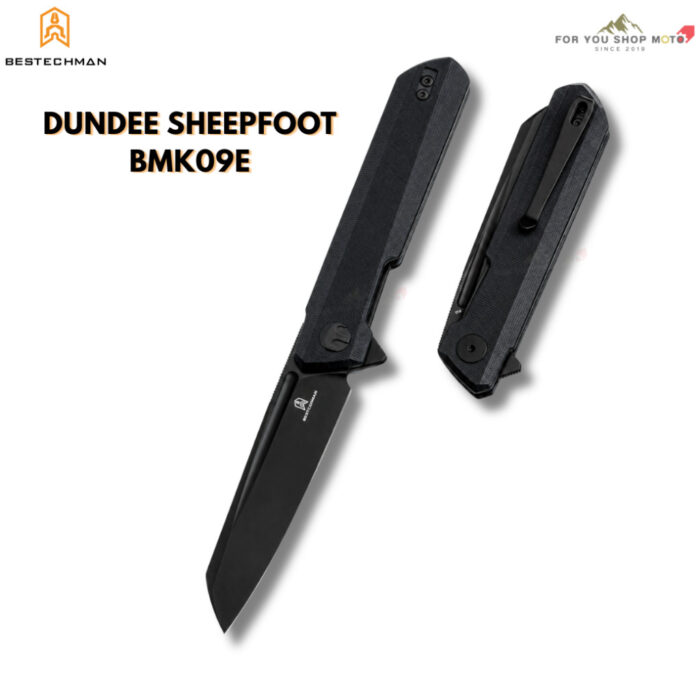[พร้อมส่ง] มีดพับ BESTECHMAN Dundee Sheepfoot BMK09 มีด EDC เหล็ก D2 ดีไซน์ Ostap Hel ของแท้ 100%