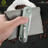 มีดพับ CIVIVI Button Lock Elementum II ใบมีด Nitro-V / Damascus 2.96นิ้ว ด้าม G10/Ultem/CarbonFiber/Aluminum (C18062P)