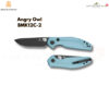 BESTECHMAN Angry Owl (BMK12 Series) - มีดพับ EDC ใบมีด 3.25" เหล็ก D2 ระบบ Button Liner Lock ด้าม G10 ดีไซน์ดุดัน