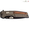 มีดพับ Smith & Wesson M&P Bodyguard ใบมีด Tanto 3.5 นิ้ว (กึ่งหยัก) ด้ามอลูมิเนียมลายไม้ สำหรับ EDC / Tactical 1085901