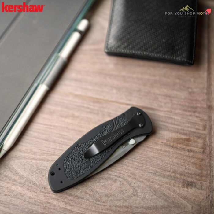 มีดพับ Kershaw Blur S30V (รุ่น 1670S30V) ด้ามดำ ใบ Stonewash เหล็กพรีเมียม CPM-S30V แท้ Made in USA