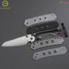 มีดพับ CIVIVI Vision FG EDC ใบมีด Nitro-V / Damascus 3.54 นิ้ว ด้าม G10 / Micarta / Ultem / Lexan Thumb Stud & Superlock