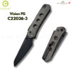 มีดพับ CIVIVI Vision FG EDC ใบมีด Nitro-V / Damascus 3.54 นิ้ว ด้าม G10 / Micarta / Ultem / Lexan Thumb Stud & Superlock