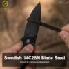 มีดพับ CIVIVI Triptych EDC ใบมีด 14C28N / Damascus 2.97 นิ้ว ด้าม G10 / Wood / Micarta ระบบ Button Lock Thumb Stud Flip