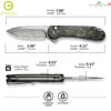 th-11134207-81zte-msp64zjoalmo9c-2.jpg มีดพับ CIVIVI Button Lock Elementum II ใบมีด Damascus 2.96นิ้ว ด้าม Carbon Fiber & Resin EDC รุ่น C18062P-10