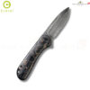มีดพับ CIVIVI Elementum ใบมีด Damascus 2.96 นิ้ว ด้าม Carbon Fiber & Resin ระบบ Liner Lock Flipper Knife รุ่น C907C-DS