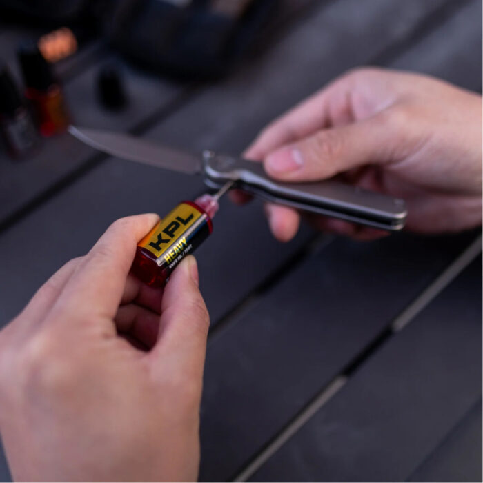 KPL Heavy Knife Pivot Lube 10ml น้ำมันหล่อลื่นมีดสูตรหนืดสูง 75WT สำหรับมีด Washer มีดพับ