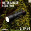 COAST XT7R ไฟฉายแรงสูง 1500 Lumens ไฟฉาย LED ชาร์จ USB-C ขนาดพกพา ปรับซูมได้ EDC