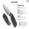 (New Products) มีดพับ RUIKE P746 ใบมีด 14C28N ขนาด 3.15 นิ้ว ด้าม Carbon Fiber พร้อม Front Flipper ระบบ Liner Lock EDC