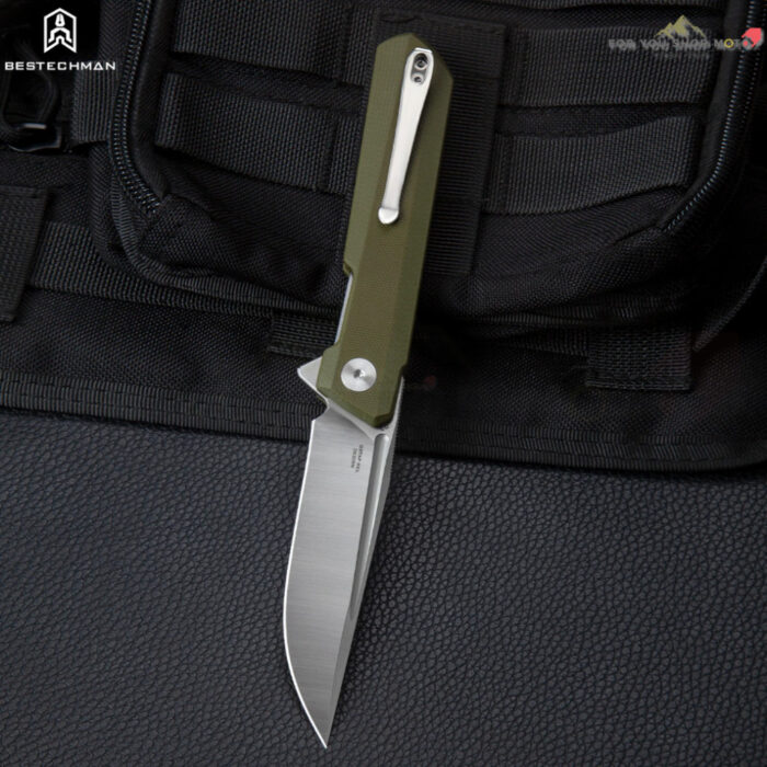 มีดพับ BESTECHMAN DUNDEE BMK01 ใบมีด D2 ขนาด 3.35" ออกแบบโดย Ostap Hel มีด EDC พกพาง่าย