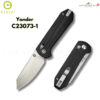 มีดพับ CIVIVI Yonder ใบมีด 14C28N / Damascus 2.88นิ้ว ด้าม G10 / Micarta / Wood Guibourtia ระบบ Crossbar Lock EDC C23073