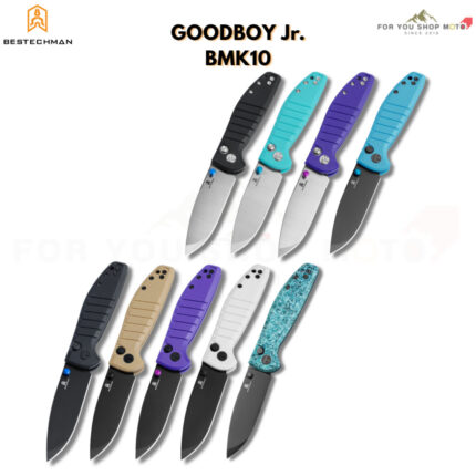 (มีส่งด่วน)BESTECHMAN GOODBOY Jr. Keanu (BMK10 Series) - มีดพับ EDC ขนาดใบมีด 2.83" ระบบ Button Lock คุณภาพสูง