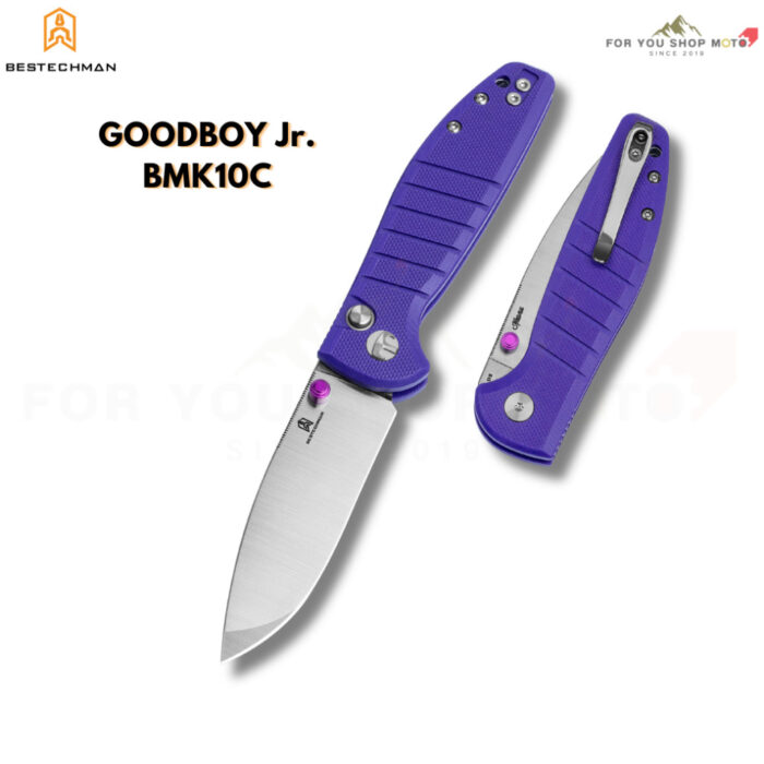 (มีส่งด่วน)BESTECHMAN GOODBOY Jr. Keanu (BMK10 Series) - มีดพับ EDC ขนาดใบมีด 2.83" ระบบ Button Lock คุณภาพสูง
