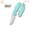 BESTECHMAN Angry Owl (BMK12 Series) - มีดพับ EDC ใบมีด 3.25" เหล็ก D2 ระบบ Button Liner Lock ด้าม G10 ดีไซน์ดุดัน