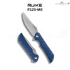 มีดพับ RUIKE P123 ใบมีด Sandvik 14C28N 3.62 นิ้ว Drop Point ด้าม Micarta ระบบ Liner Lock EDC P123-MB / P123-ME / P123-MG