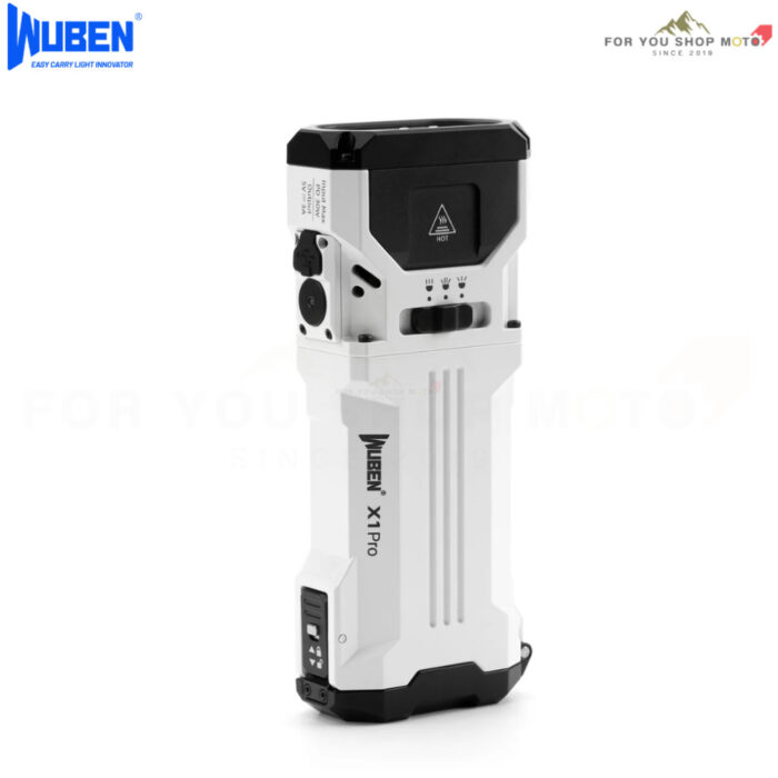 th-11134207-81ztf-mr8cl62svmkm4b-2.jpg ไฟฉาย Wuben X1Pro 12300 Lumens ไฟฉาย EDC สว่างพุ่งไกล 410m พัดลมระบายความร้อน แบต 9600mAh ชาร์จไว Powerbank กันน้ำ IP65