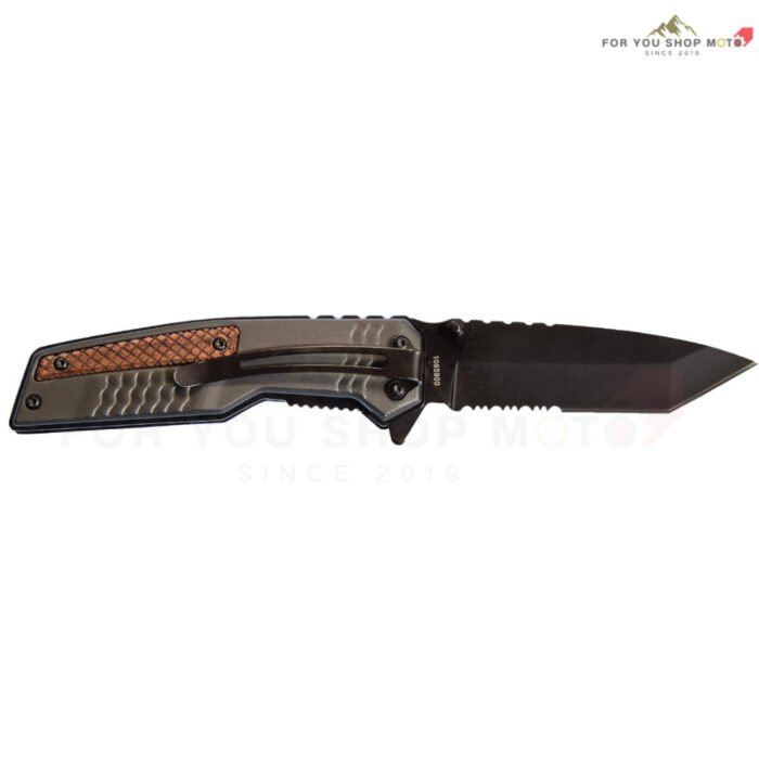 มีดพับ Smith & Wesson M&P Bodyguard ใบมีด Tanto 3.5 นิ้ว (กึ่งหยัก) ด้ามอลูมิเนียมลายไม้ สำหรับ EDC / Tactical 1085901