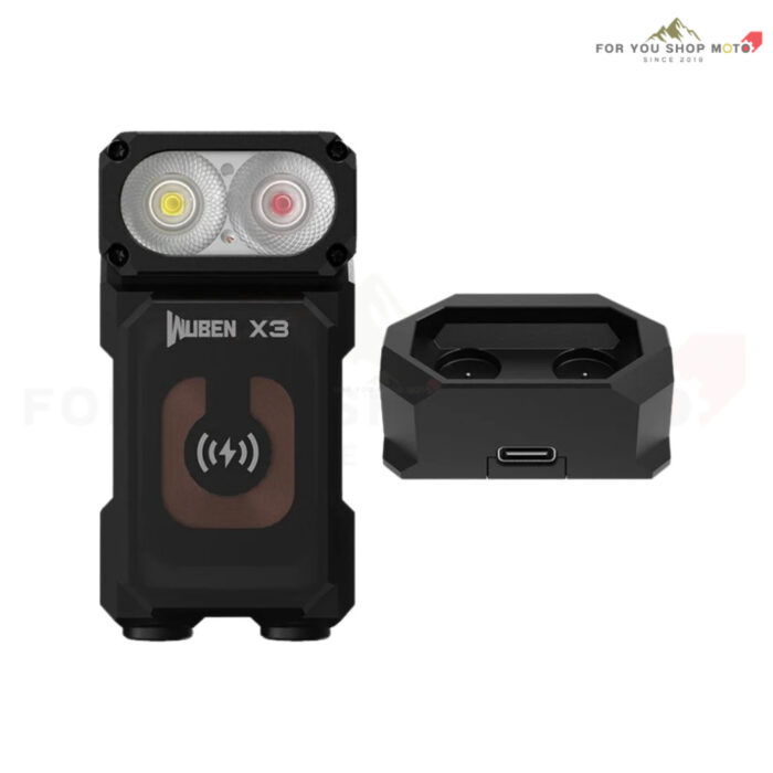 th-11134207-81ztf-mrt2csdaufiefc.jpg WUBEN Lightok X3 Owl ไฟฉาย EDC พกพา 700 Lumens ไฟขาว+ไฟแดง หัวหมุน 180° ชาร์จไร้สาย ฐานแม่เหล็ก