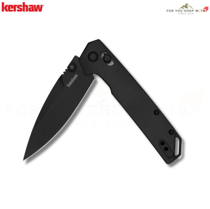 Kershaw 2038BLK Iridium DuraLock KVT มีดพับ EDC ใบมีด D2 Black PVD 3.4 นิ้ว ด้ามอลูมิเนียมดำ ของแท้