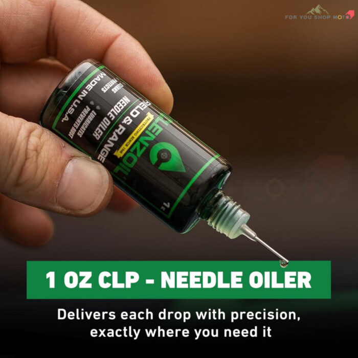 น้ำมันดูแลปืน Clenzoil Field & Range CLP Needle Oiler (1 oz / 30 ml) หัวเข็มแม่นยำ ล้าง หล่อลื่น กันสนิม Gunoil