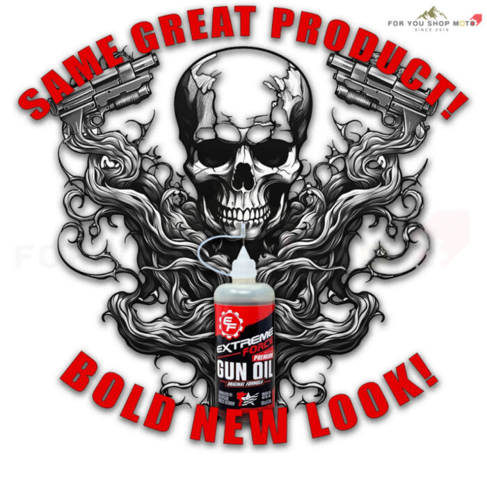 น้ำมันล้างปืนสังเคราะห์ 100% Extreme Force Premium Gun Oil สูตรเข้มข้น ลดการสึกหรอ กันสนิม สูตรโดยอดีตหน่วยรบพิเศษUSA