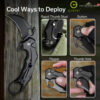 มีดพับ CIVIVI Incisor II Karambit ใบมีด Nitro-V / Damascus 2.02 นิ้ว ด้าม Aluminum ระบบ Button Lock EDC