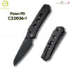 มีดพับ CIVIVI Vision FG EDC ใบมีด Nitro-V / Damascus 3.54 นิ้ว ด้าม G10 / Micarta / Ultem / Lexan Thumb Stud & Superlock