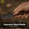 มีดพับ CIVIVI Triptych EDC ใบมีด 14C28N / Damascus 2.97 นิ้ว ด้าม G10 / Wood / Micarta ระบบ Button Lock Thumb Stud Flip