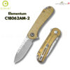 [New] มีดพับ CIVIVI Elementum ใบมีด Nitro-V 2.96 นิ้ว ด้ามใส Lexan / เหลือง Ultem ระบบ Liner Lock Flipper EDC C18062AM
