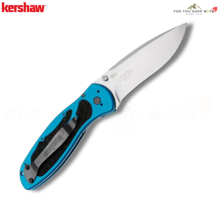 Kershaw Blur MagnaCut 1670NBMAG มีดพับพกพา ใบมีด CPM MagnaCut 3.375 นิ้ว ด้าม Aluminum น้ำเงิน-ดำ แท้ USA
