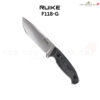มีดใบตาย RUIKE Jager F118-G Green/Black G-10 (ใบมีด 4.33 นิ้ว เหล็ก Sandvik 14C28N) พร้อมซอง ABS Sheath แท้ 100% fixed